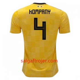 Belgien Fodboldtrøjer Kompany 4 Udebanesæt VM 2018